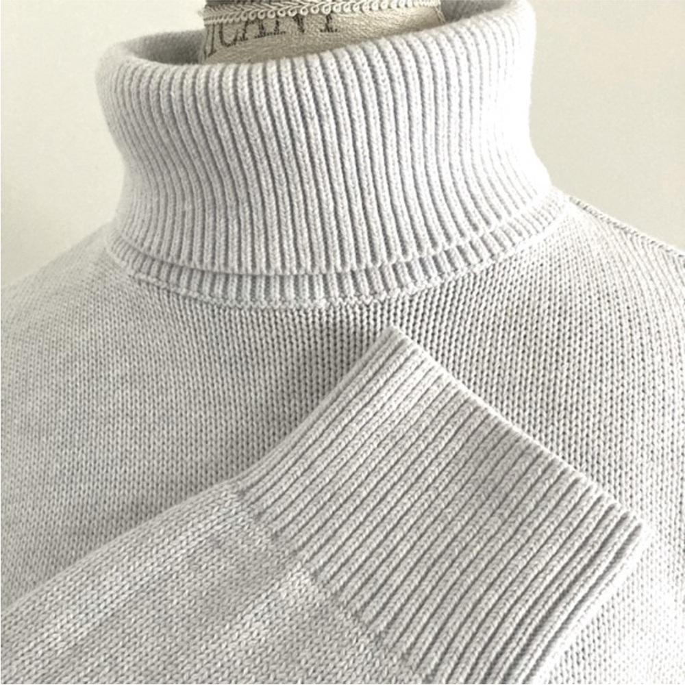 TNA Light Gray Turtleneck Sweater